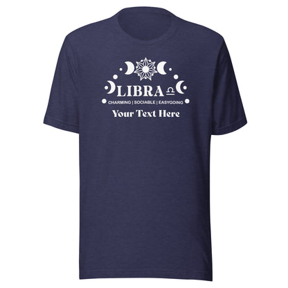 Libra Zodiac Sign Attributes Unisex t-shirt