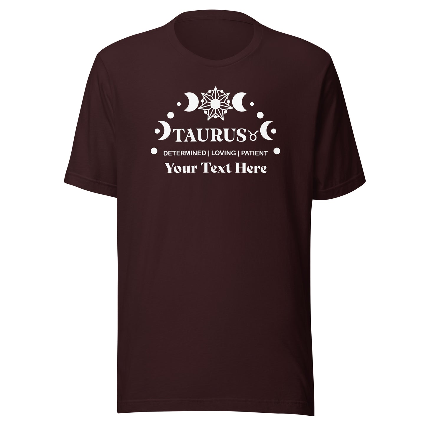 Taurus Zodiac Sign Attributes Unisex t-shirt