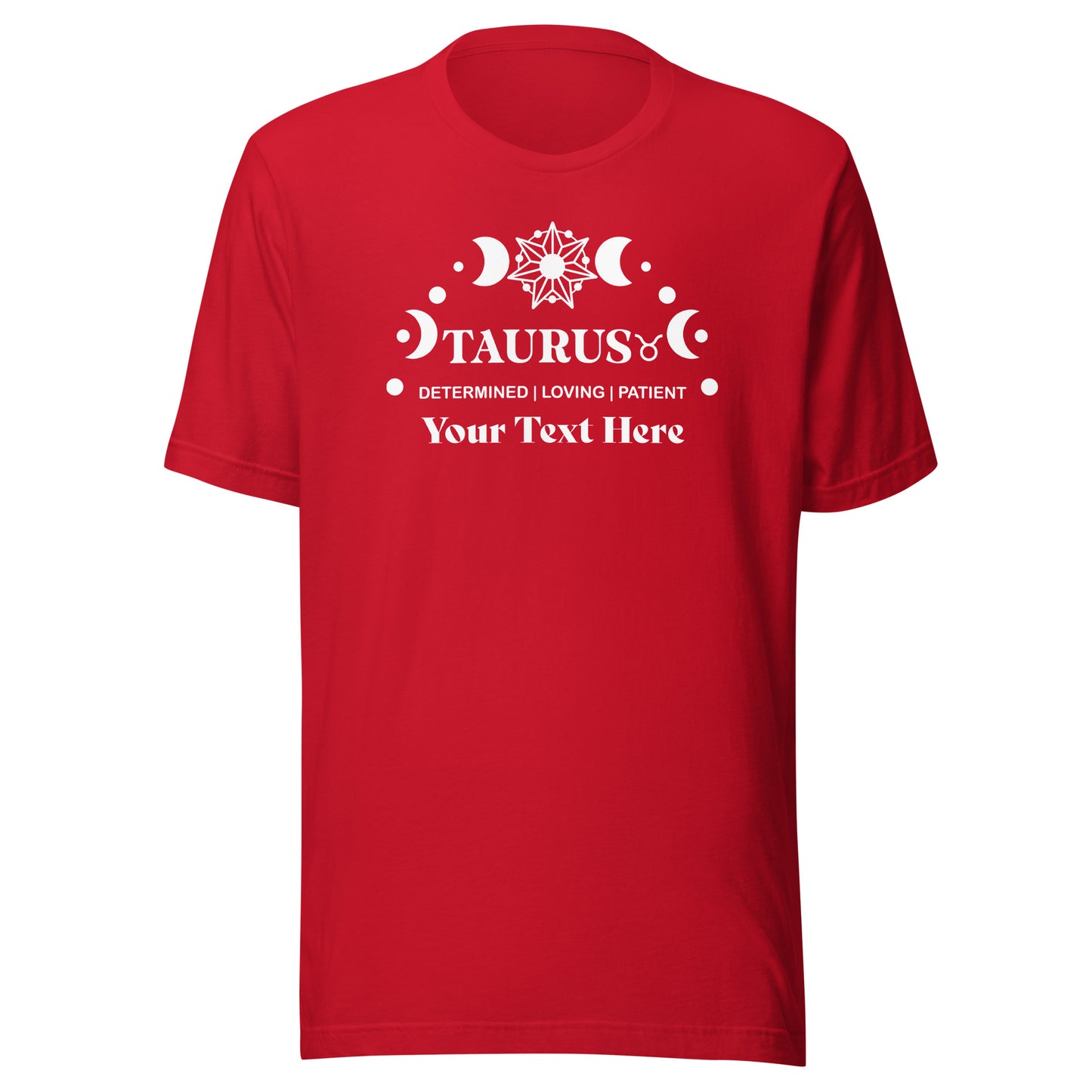 Taurus Zodiac Sign Attributes Unisex t-shirt