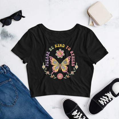 Please be Kind to Others Women’s Crop Tee