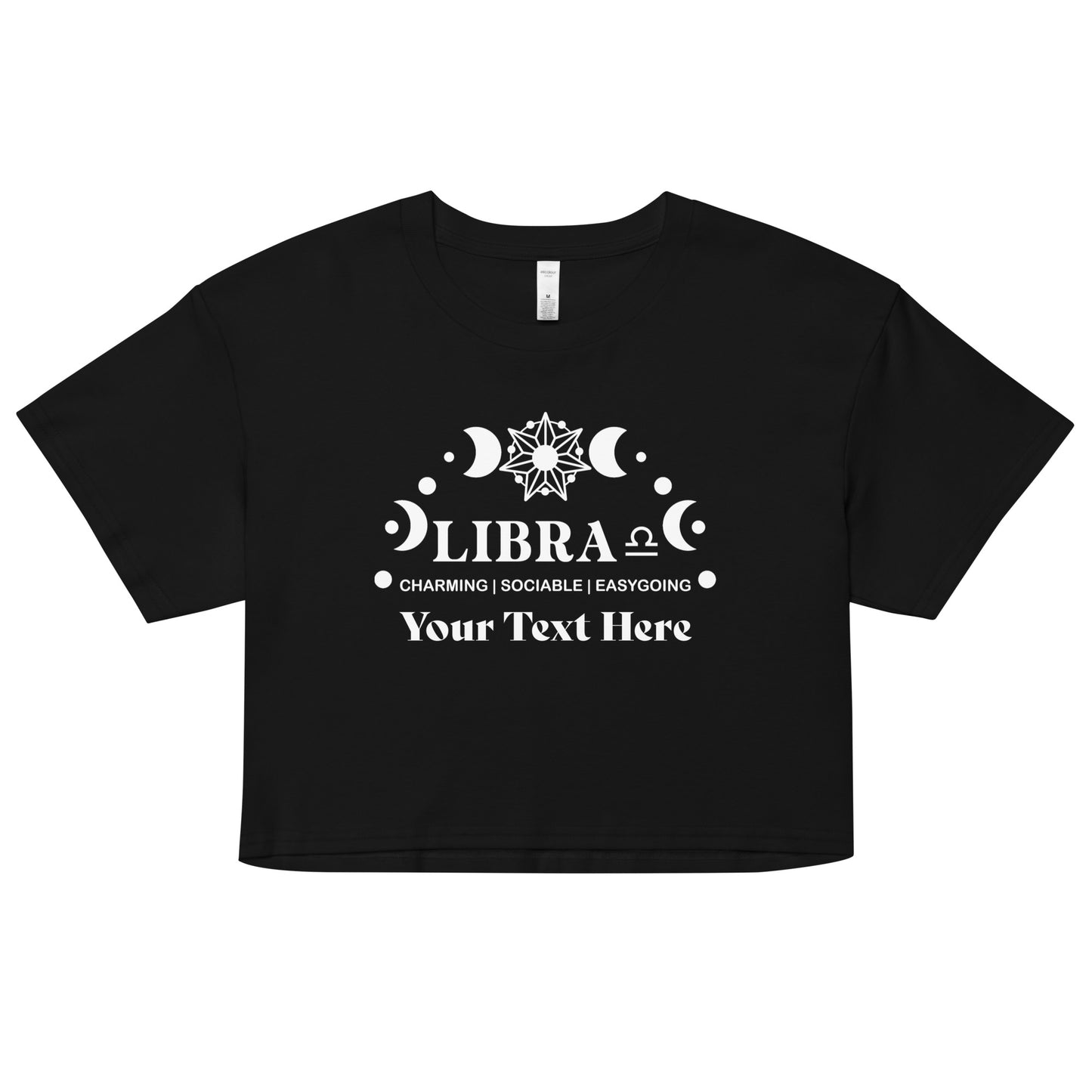 Libra Zodiac Sign Attributes Women’s crop top