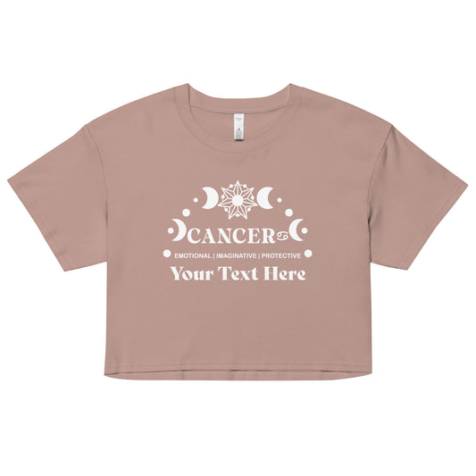 Cancer Zodiac Sign Attributes Women’s crop top