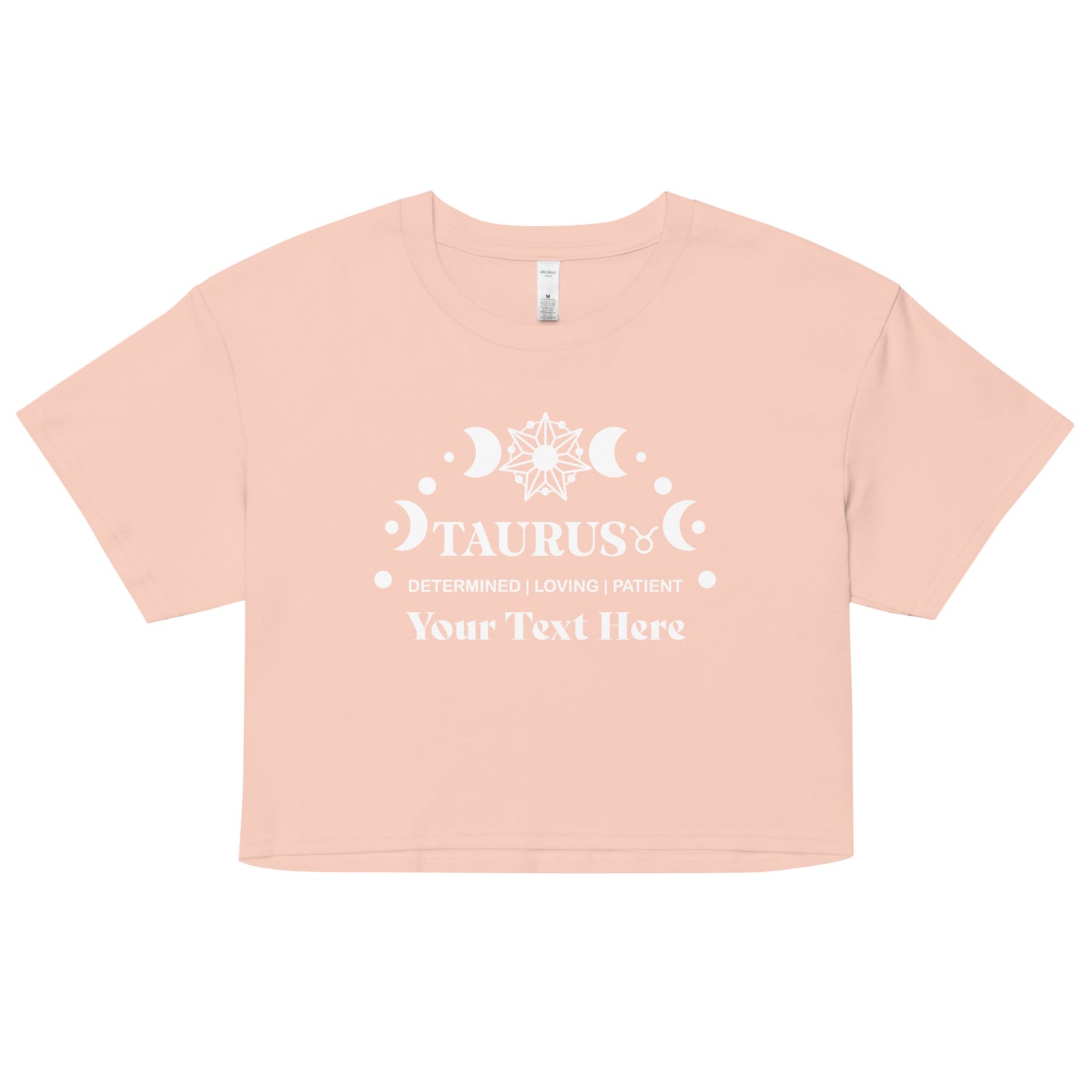 Taurus Zodiac Sign Attributes Women’s crop top