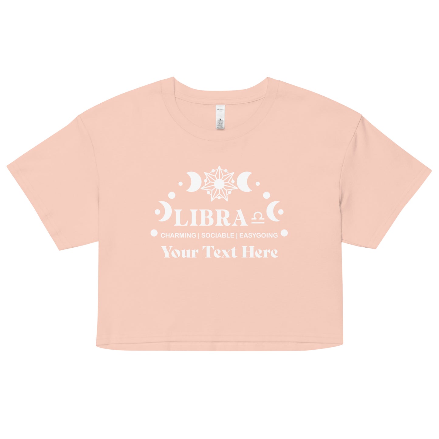 Libra Zodiac Sign Attributes Women’s crop top