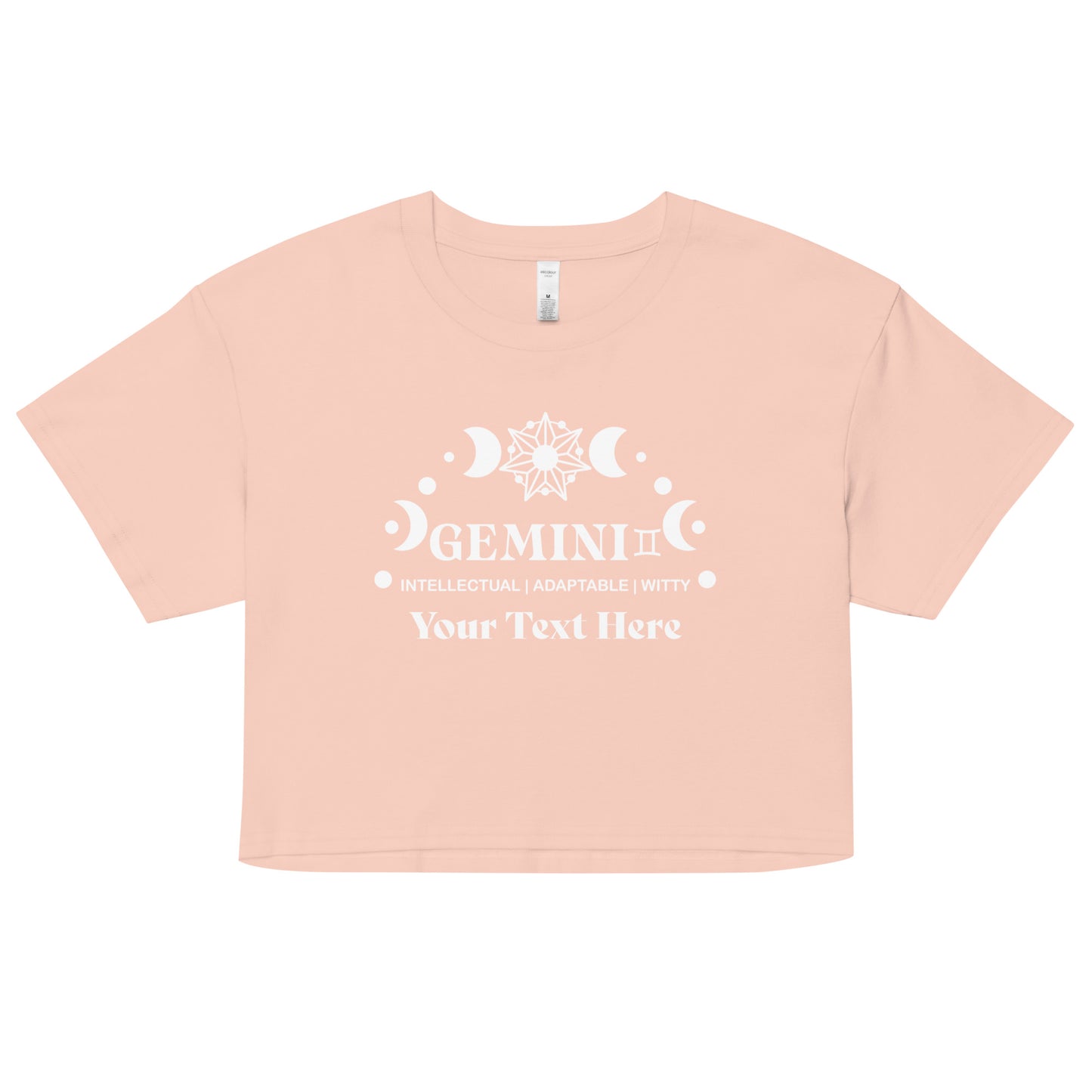 Gemini Zodiac Sign Attributes Women’s crop top