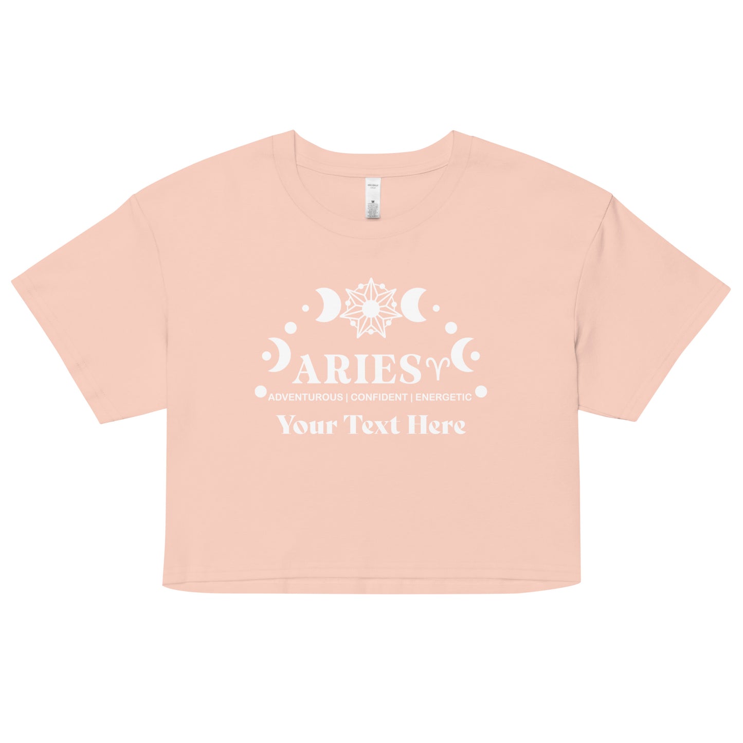 Aries Zodiac Sign Attributes Women’s crop top