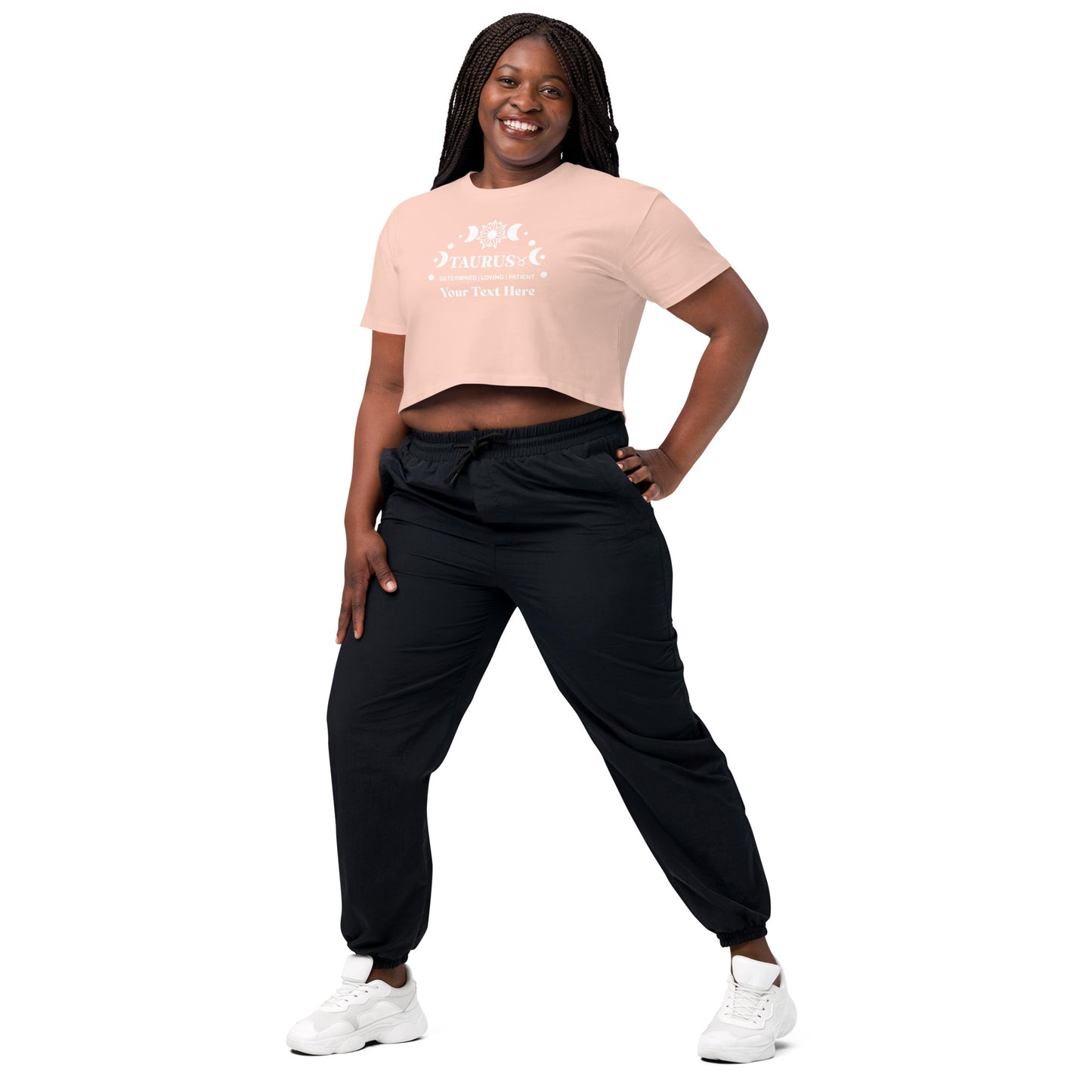 Taurus Zodiac Sign Attributes Women’s crop top